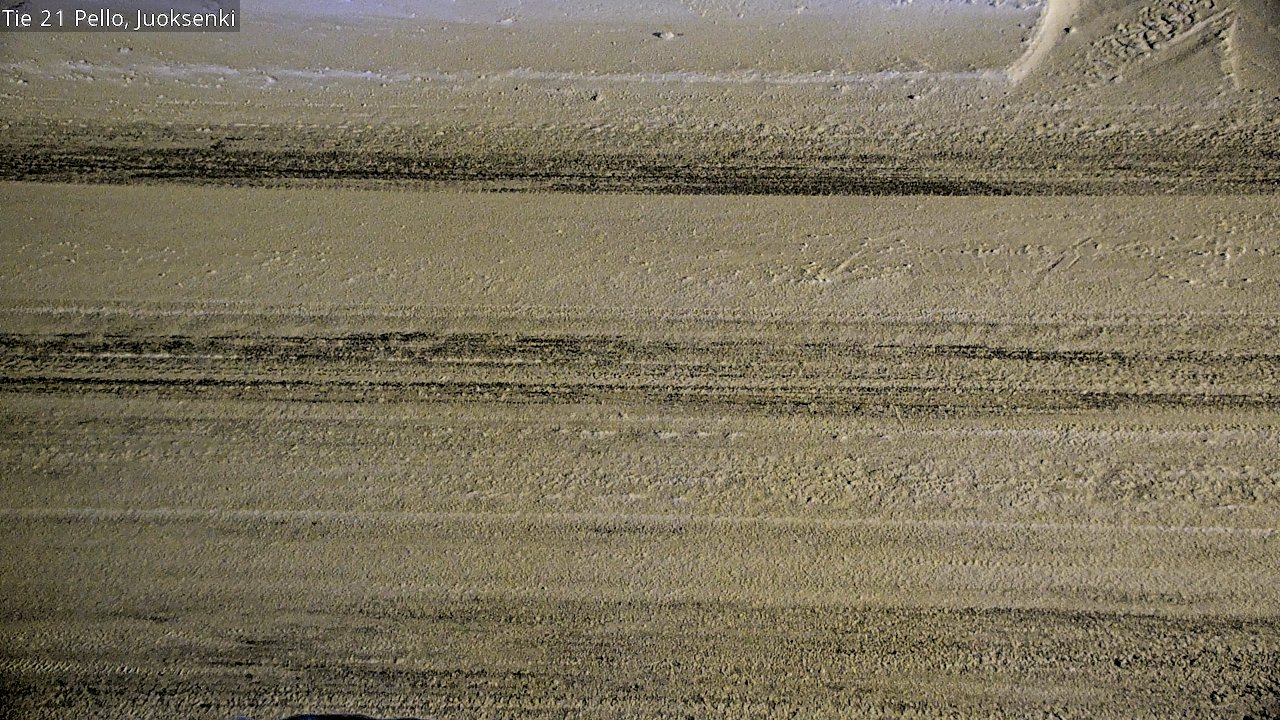 Weather Camera Image Road 21 Pello Juoksenki, Pello, Lappi