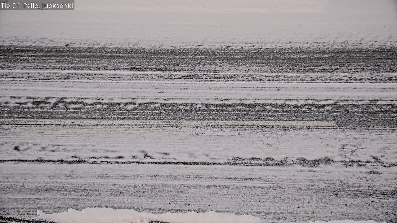 Weather Camera Image Road 21 Pello Juoksenki, Pello, Lappi