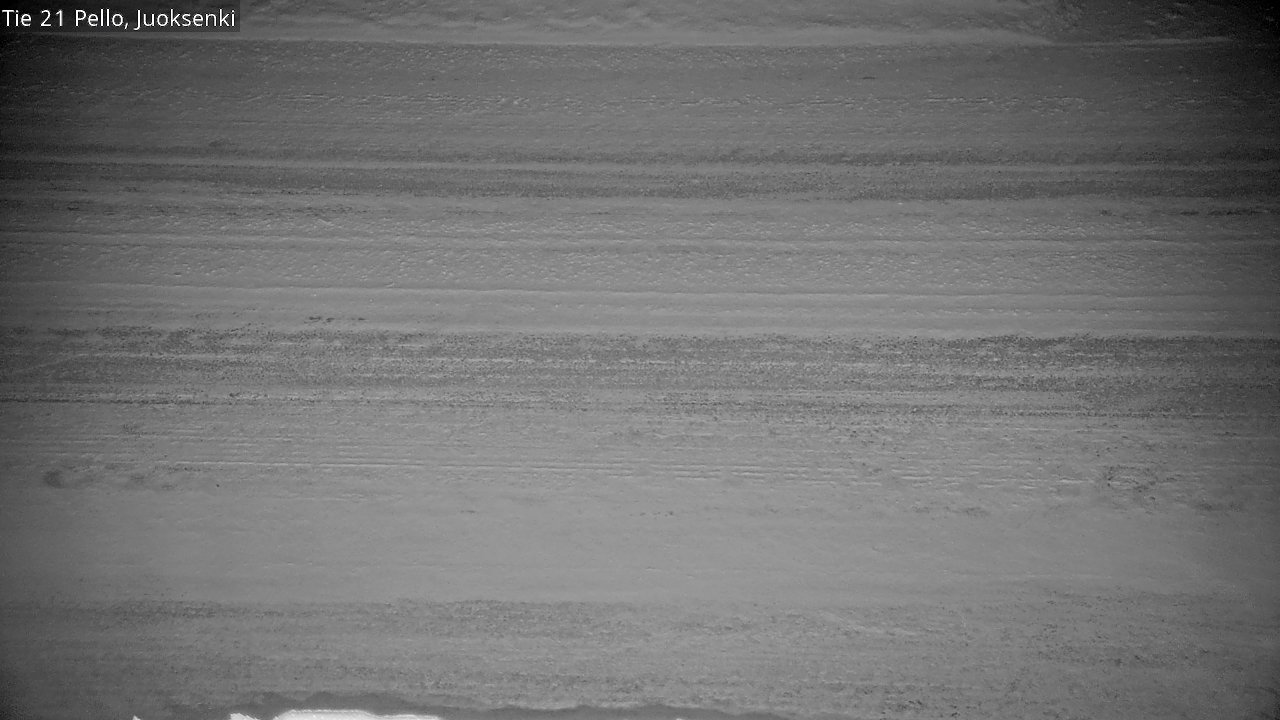 Weather Camera Image Road 21 Pello Juoksenki, Pello, Lappi