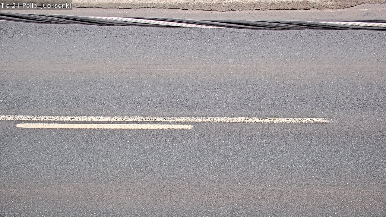 Weather Camera Image Väg 21 Pello Juoksenki, Pello, Lappi