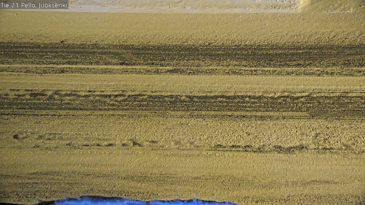 Weather Camera Image Road 21 Pello Juoksenki, Pello, Lappi