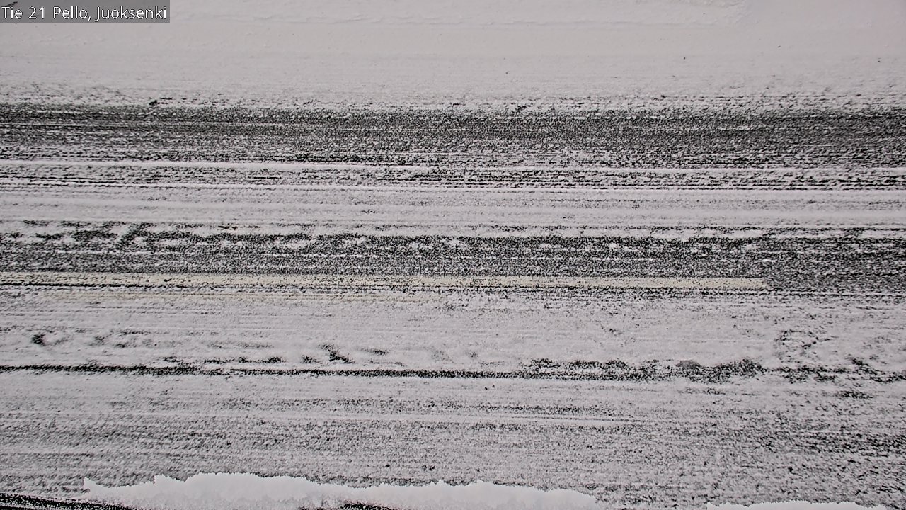 Weather Camera Image Road 21 Pello Juoksenki, Pello, Lappi
