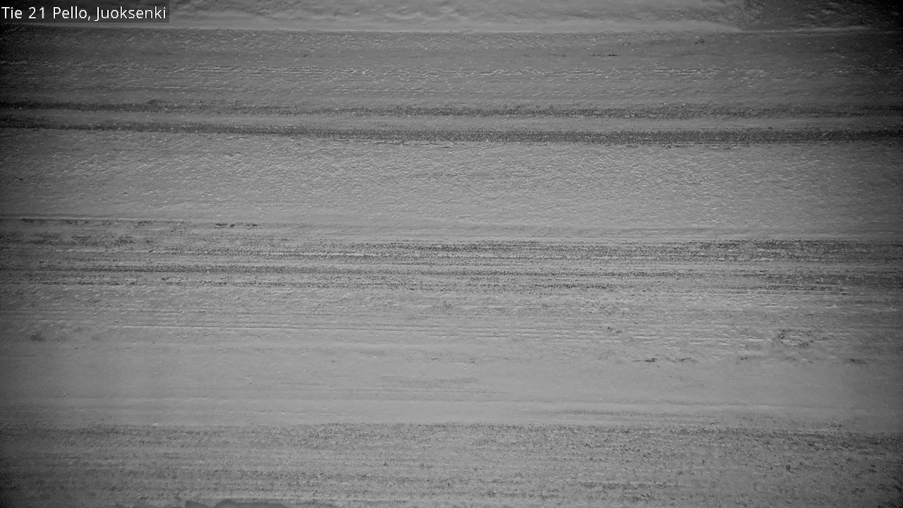 Weather Camera Image Road 21 Pello Juoksenki, Pello, Lappi