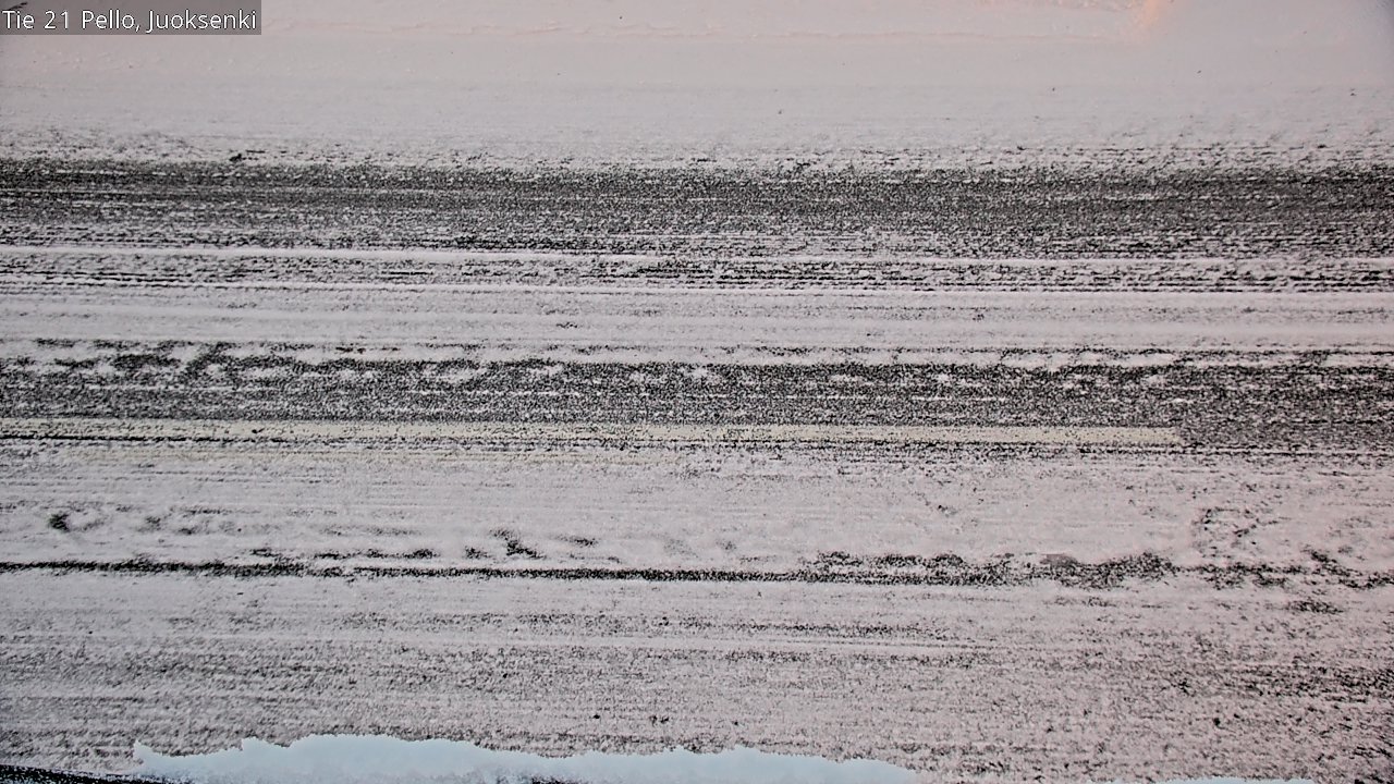 Weather Camera Image Road 21 Pello Juoksenki, Pello, Lappi