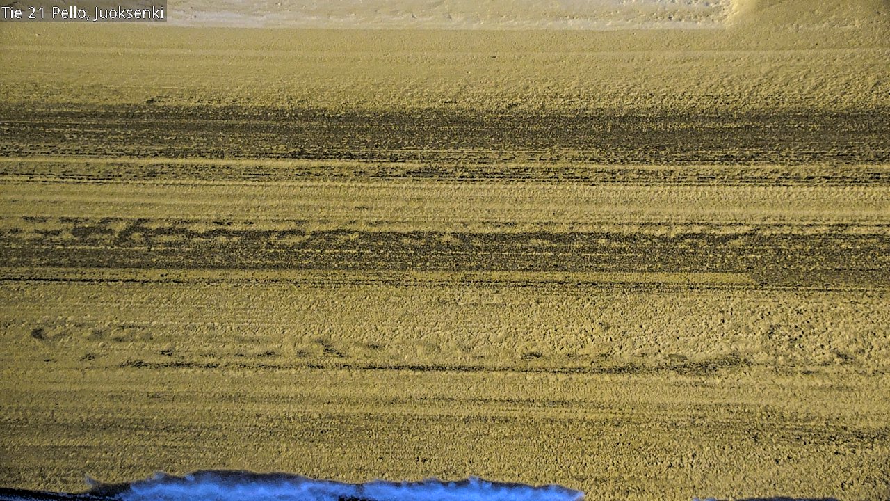 Weather Camera Image Road 21 Pello Juoksenki, Pello, Lappi