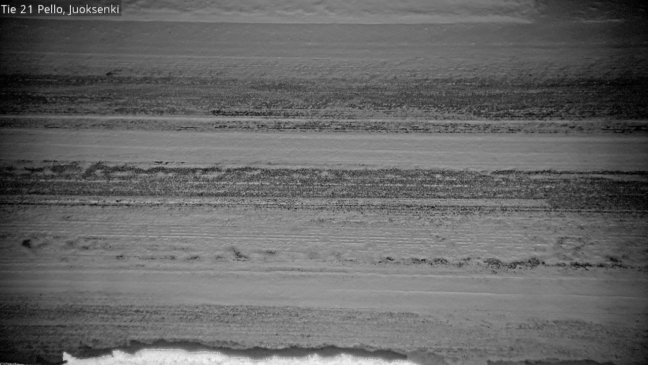 Weather Camera Image Road 21 Pello Juoksenki, Pello, Lappi