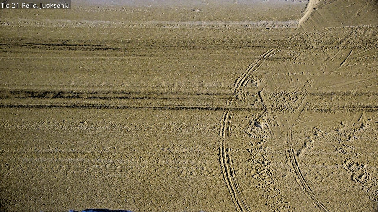 Weather Camera Image Road 21 Pello Juoksenki, Pello, Lappi