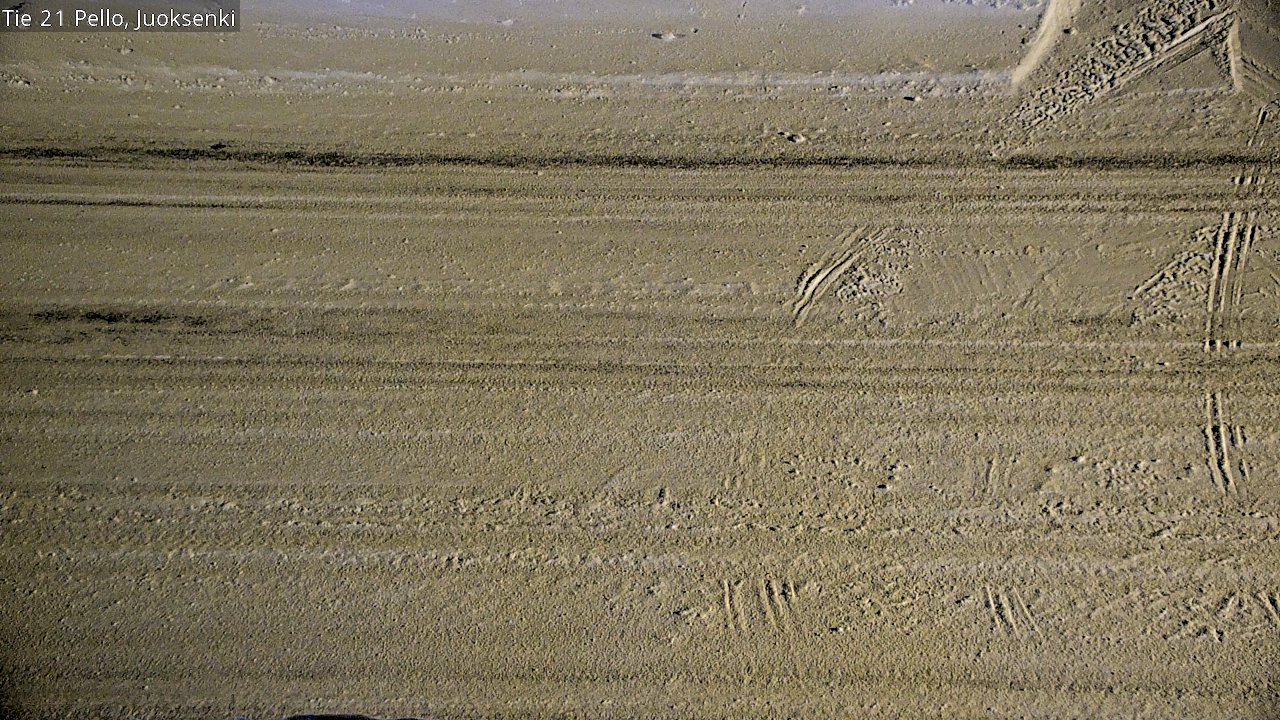 Weather Camera Image Road 21 Pello Juoksenki, Pello, Lappi