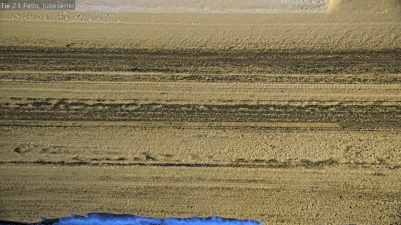 Weather Camera Image Road 21 Pello Juoksenki, Pello, Lappi