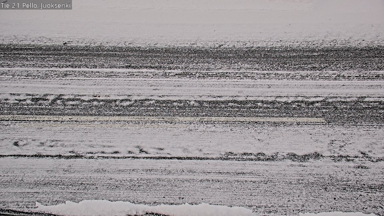 Weather Camera Image Road 21 Pello Juoksenki, Pello, Lappi