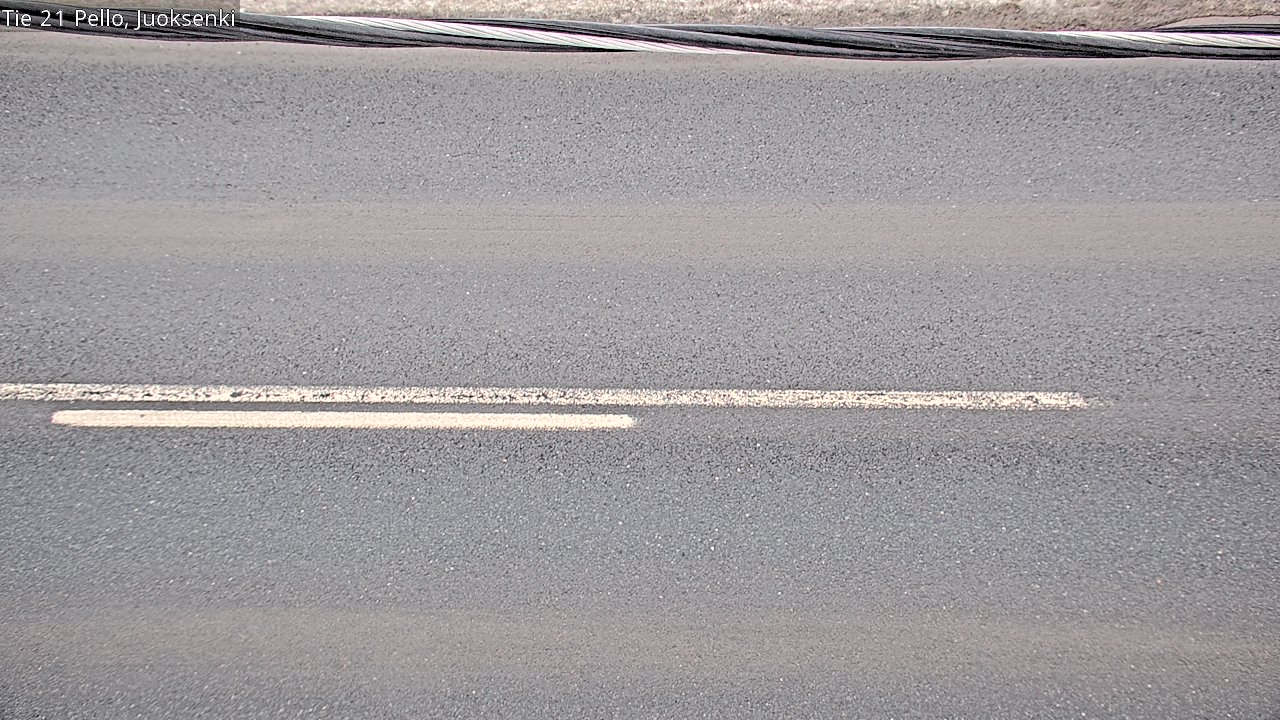 Weather Camera Image Väg 21 Pello Juoksenki, Pello, Lappi