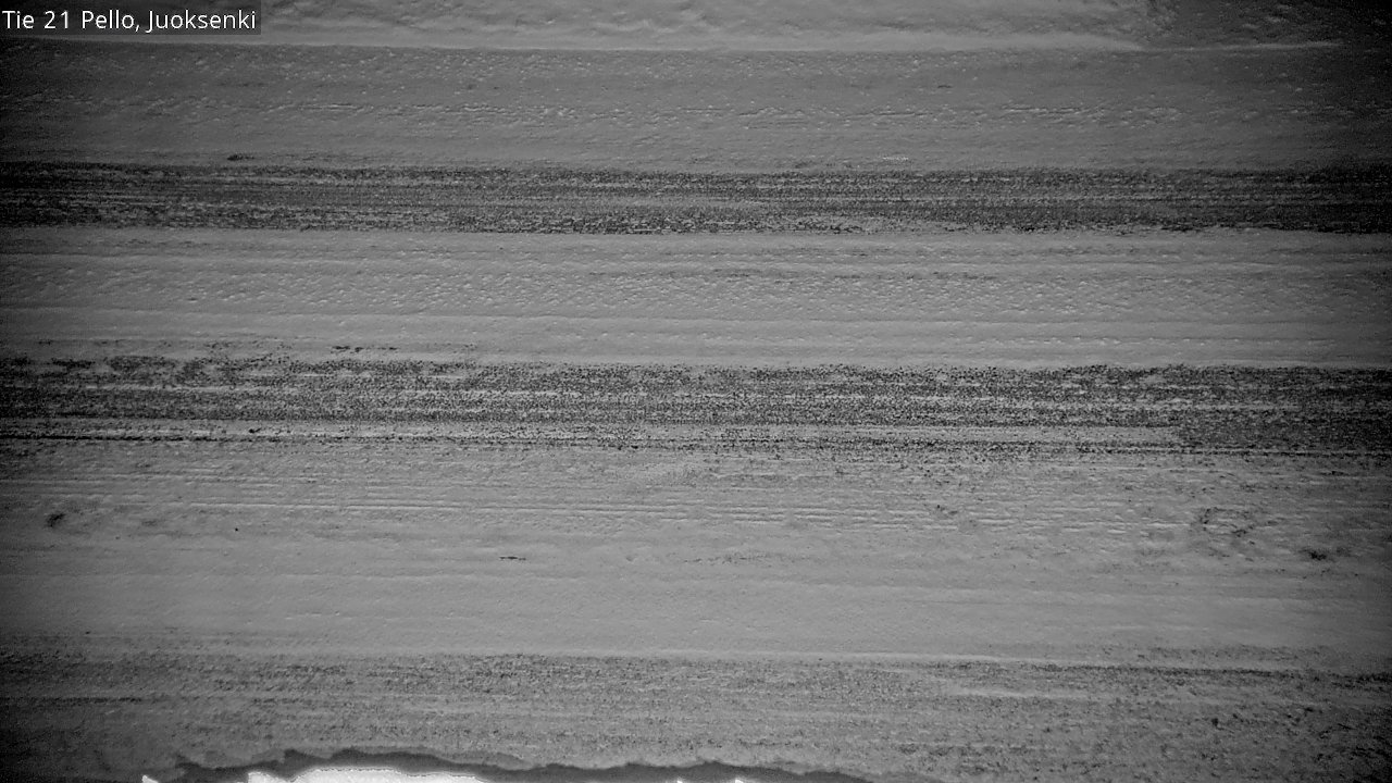 Weather Camera Image Road 21 Pello Juoksenki, Pello, Lappi