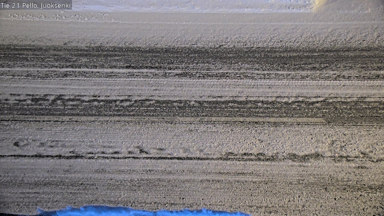 Weather Camera Image Road 21 Pello Juoksenki, Pello, Lappi