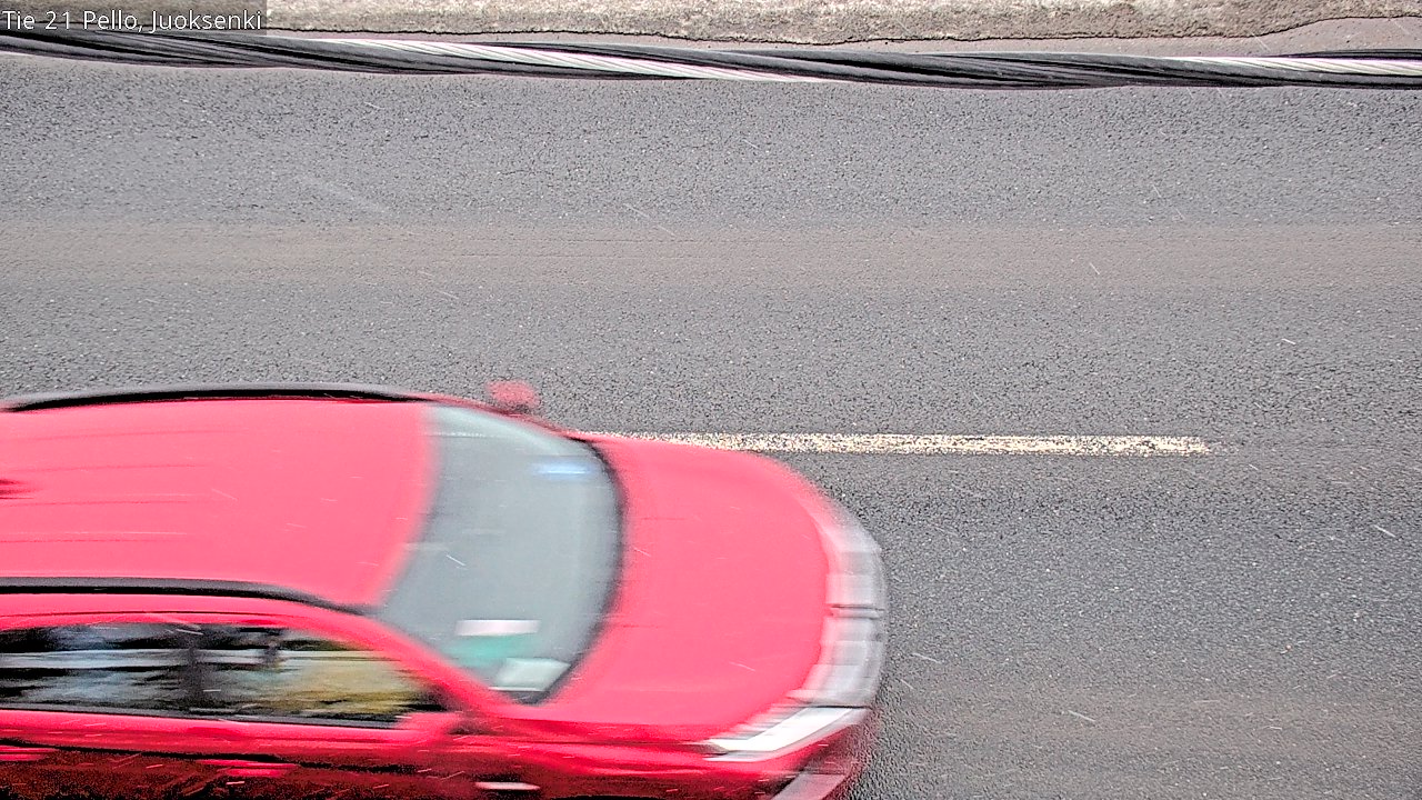 Weather Camera Image Väg 21 Pello Juoksenki, Pello, Lappi