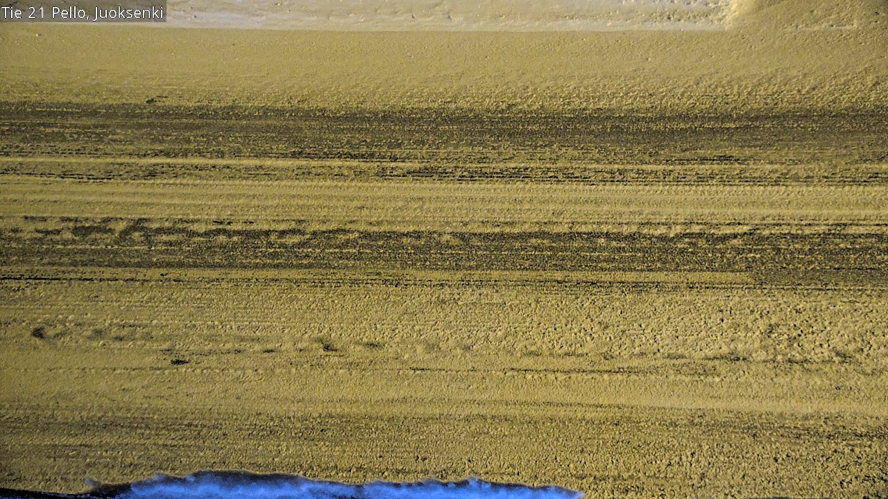 Weather Camera Image Road 21 Pello Juoksenki, Pello, Lappi