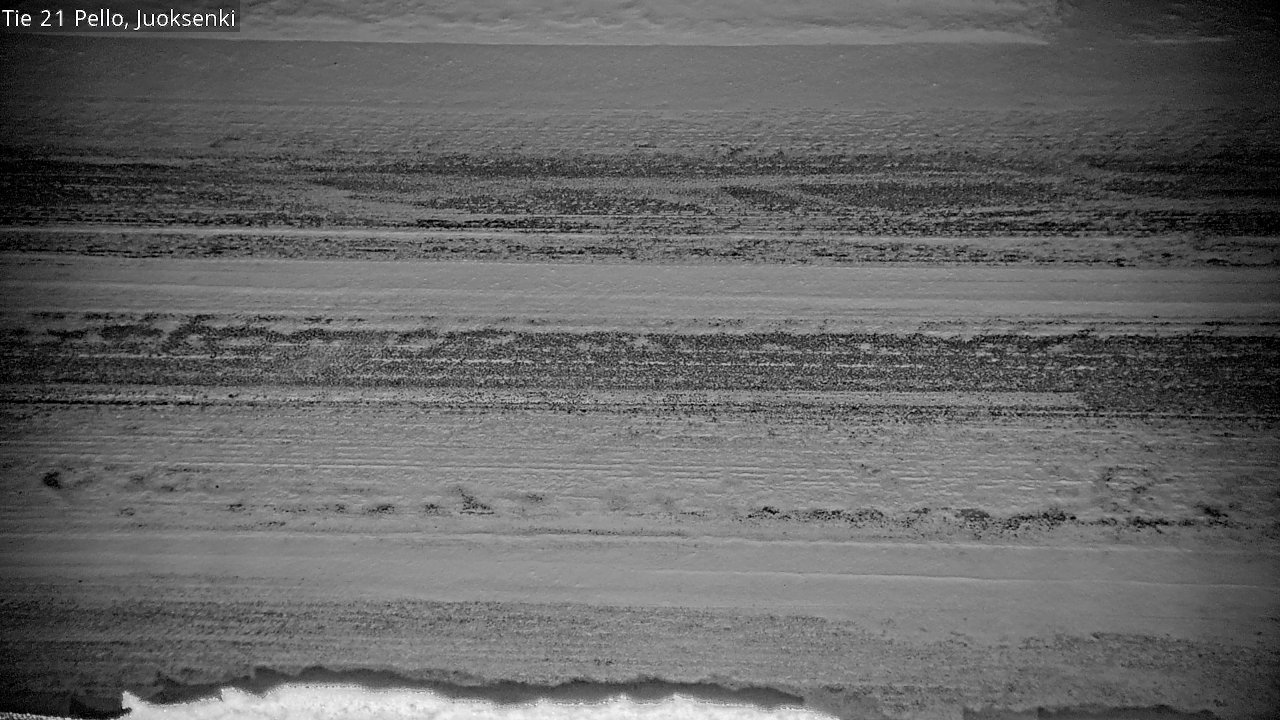 Weather Camera Image Road 21 Pello Juoksenki, Pello, Lappi