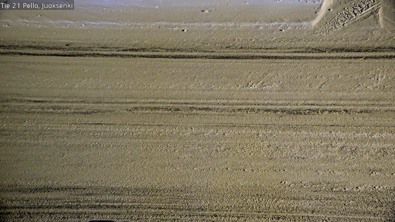 Weather Camera Image Road 21 Pello Juoksenki, Pello, Lappi