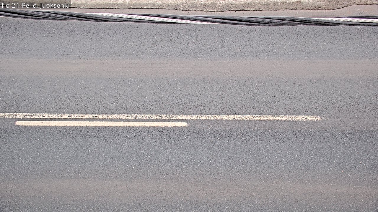 Weather Camera Image Väg 21 Pello Juoksenki, Pello, Lappi