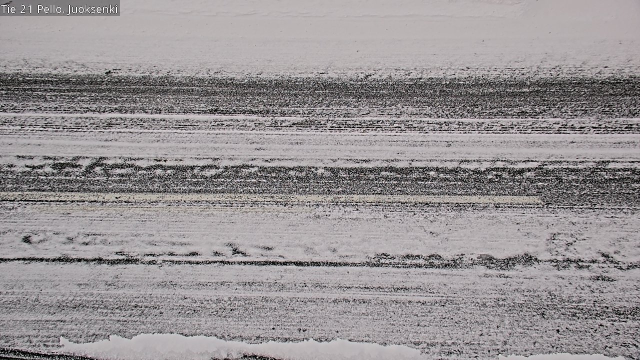 Weather Camera Image Road 21 Pello Juoksenki, Pello, Lappi