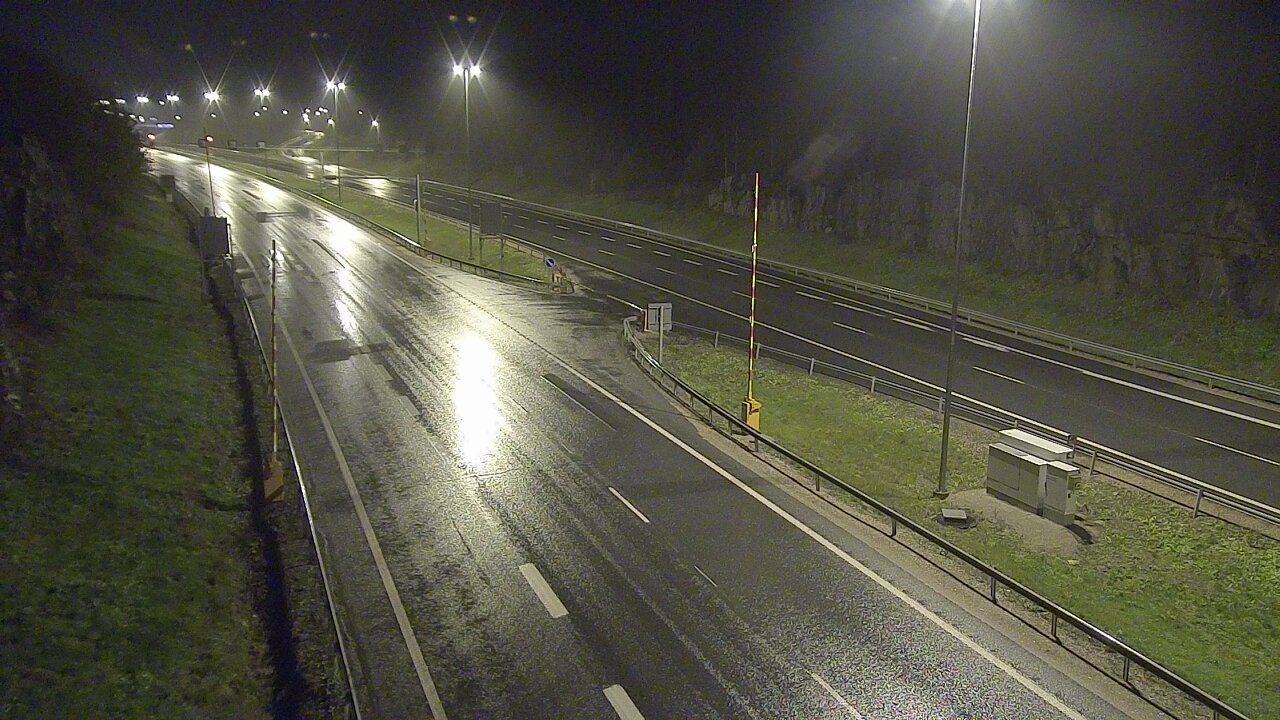 Kelikamerat Kuva Tie 1 Lohja, Tervakorpi, puomi länsi, Lohja, Uusimaa