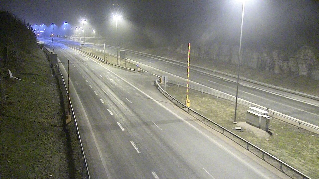 Kelikamerat Kuva Tie 1 Lohja, Tervakorpi, puomi länsi, Lohja, Uusimaa