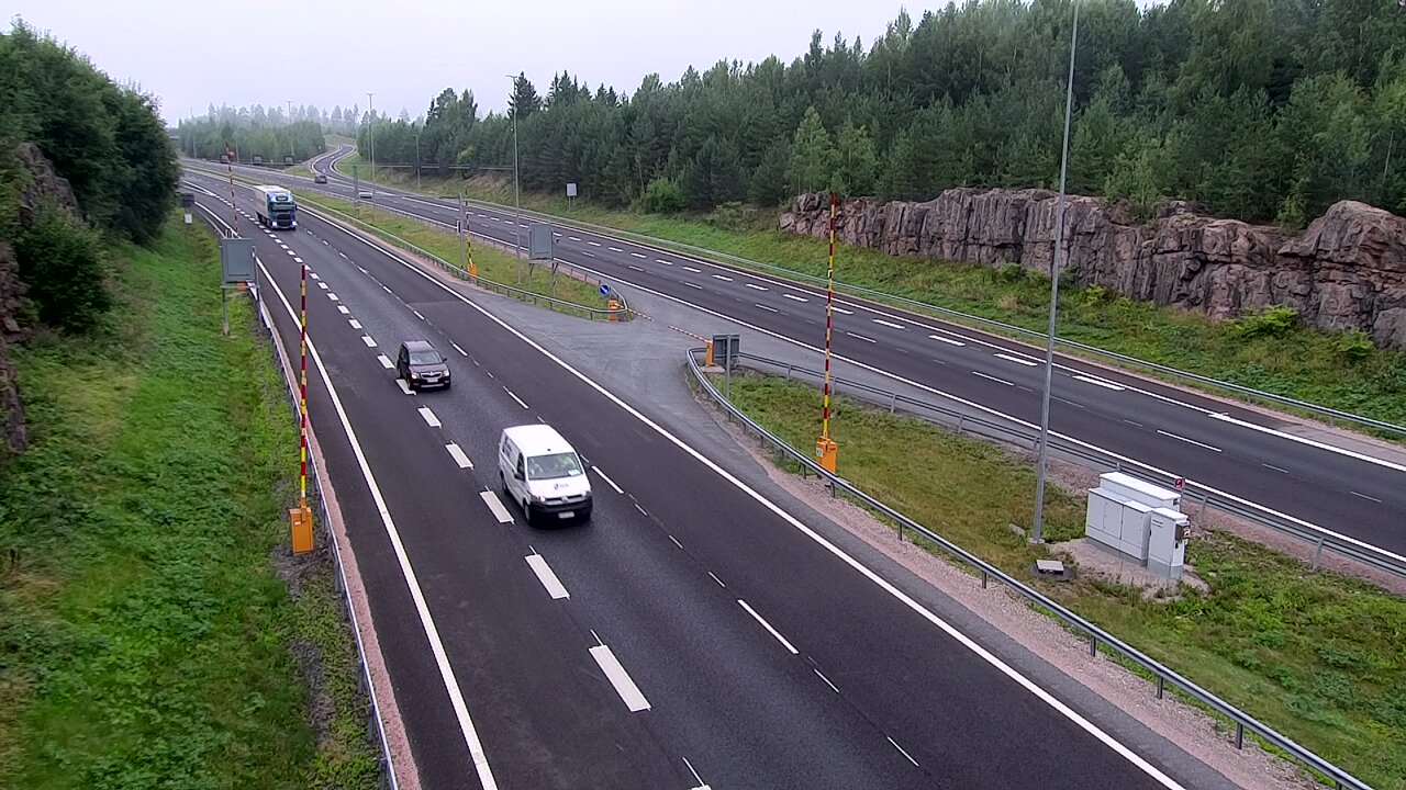Weather Camera Image Väg 1 Lojo, Tervakorpi, puomi länsi, Lohja, Uusimaa