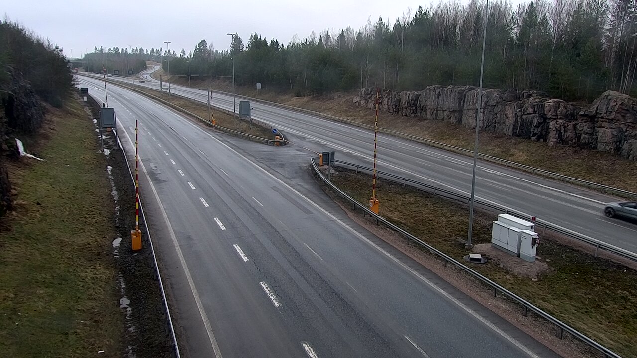 Weather Camera Image Road 1 Lohja, Tervakorpi, puomi länsi, Lohja, Uusimaa