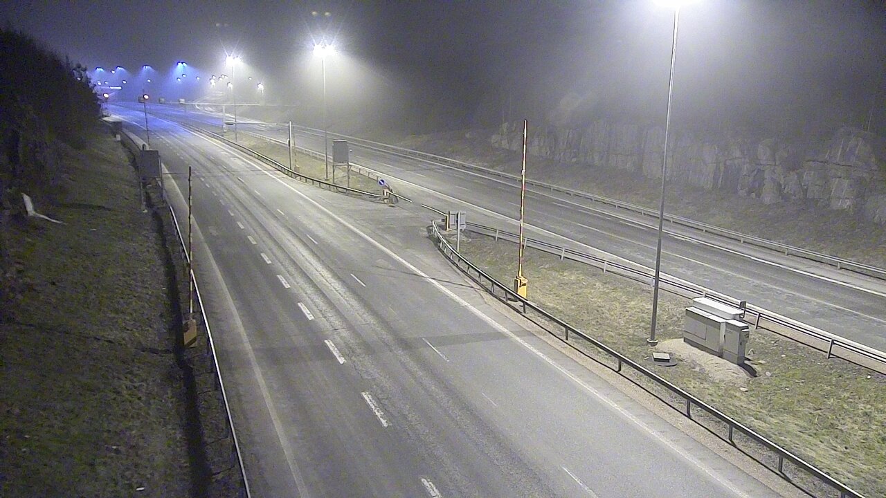 Kelikamerat Kuva Tie 1 Lohja, Tervakorpi, puomi länsi, Lohja, Uusimaa