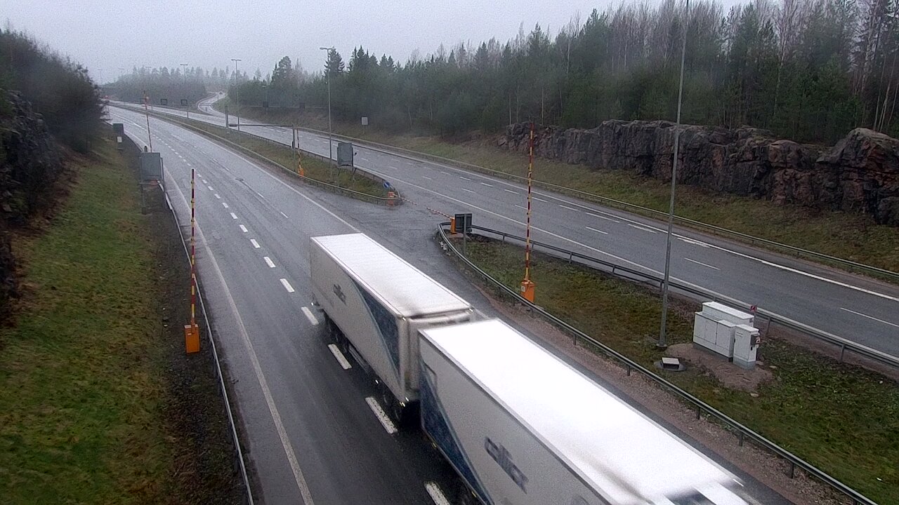 Weather Camera Image Road 1 Lohja, Tervakorpi, puomi länsi, Lohja, Uusimaa