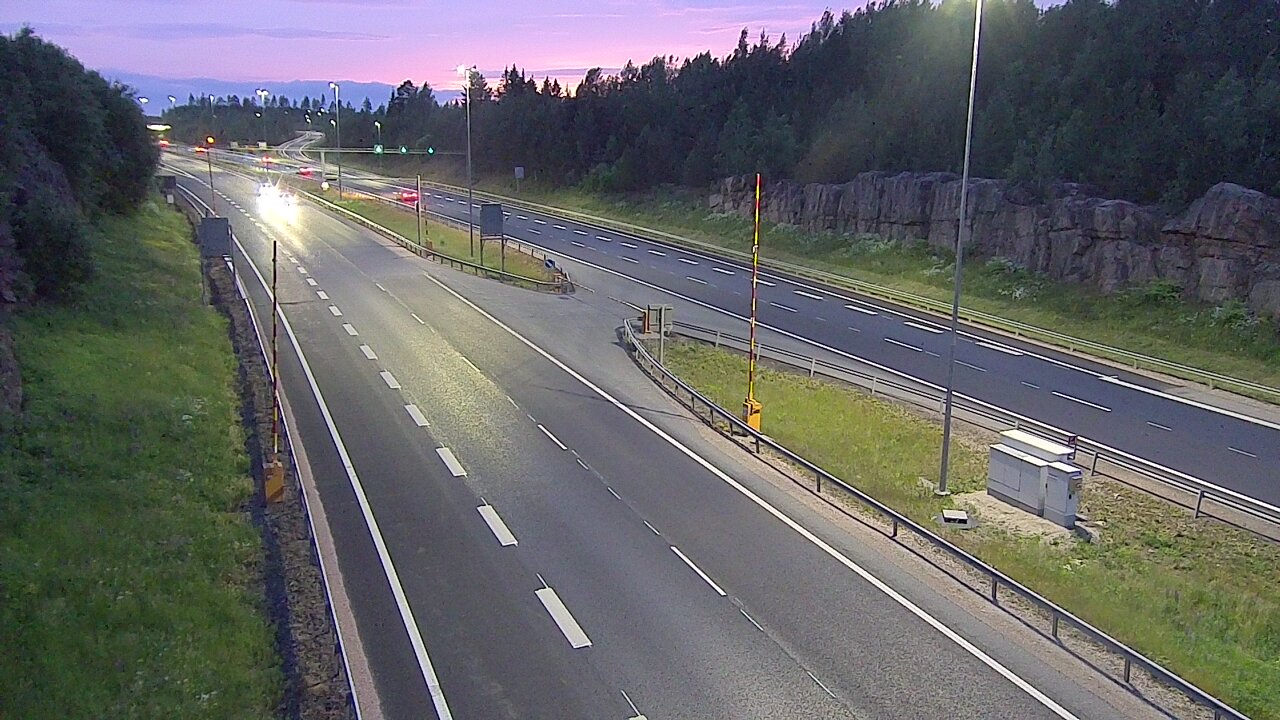 Kelikamerat Kuva Tie 1 Lohja, Tervakorpi, puomi länsi, Lohja, Uusimaa