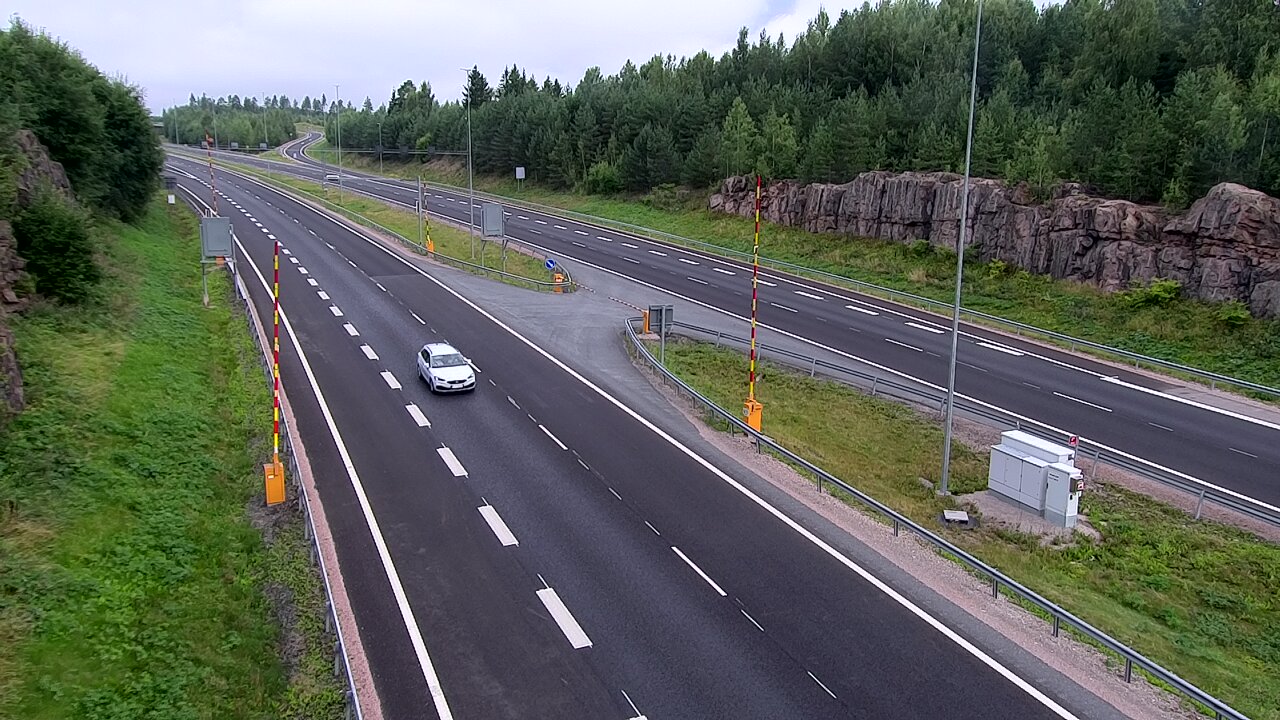 Weather Camera Image Väg 1 Lojo, Tervakorpi, puomi länsi, Lohja, Uusimaa