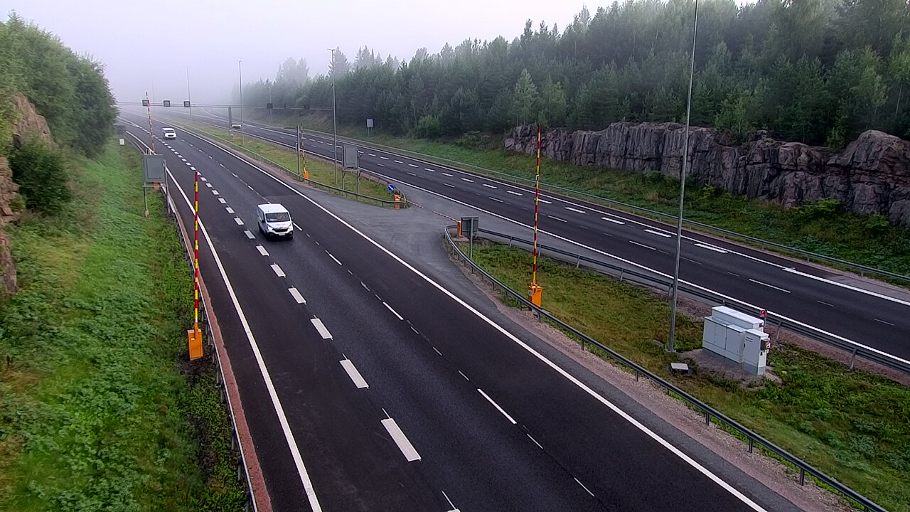 Weather Camera Image Road 1 Lohja, Tervakorpi, puomi länsi, Lohja, Uusimaa