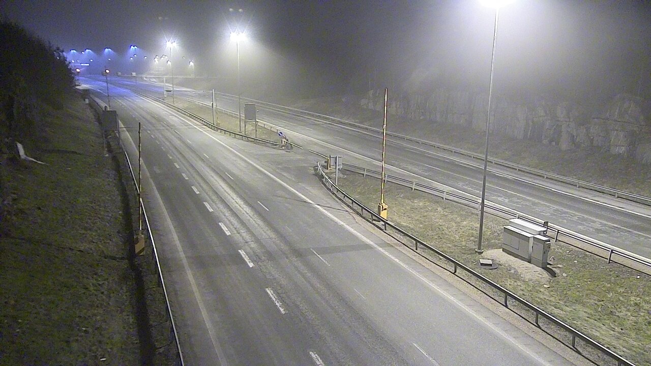 Kelikamerat Kuva Tie 1 Lohja, Tervakorpi, puomi länsi, Lohja, Uusimaa