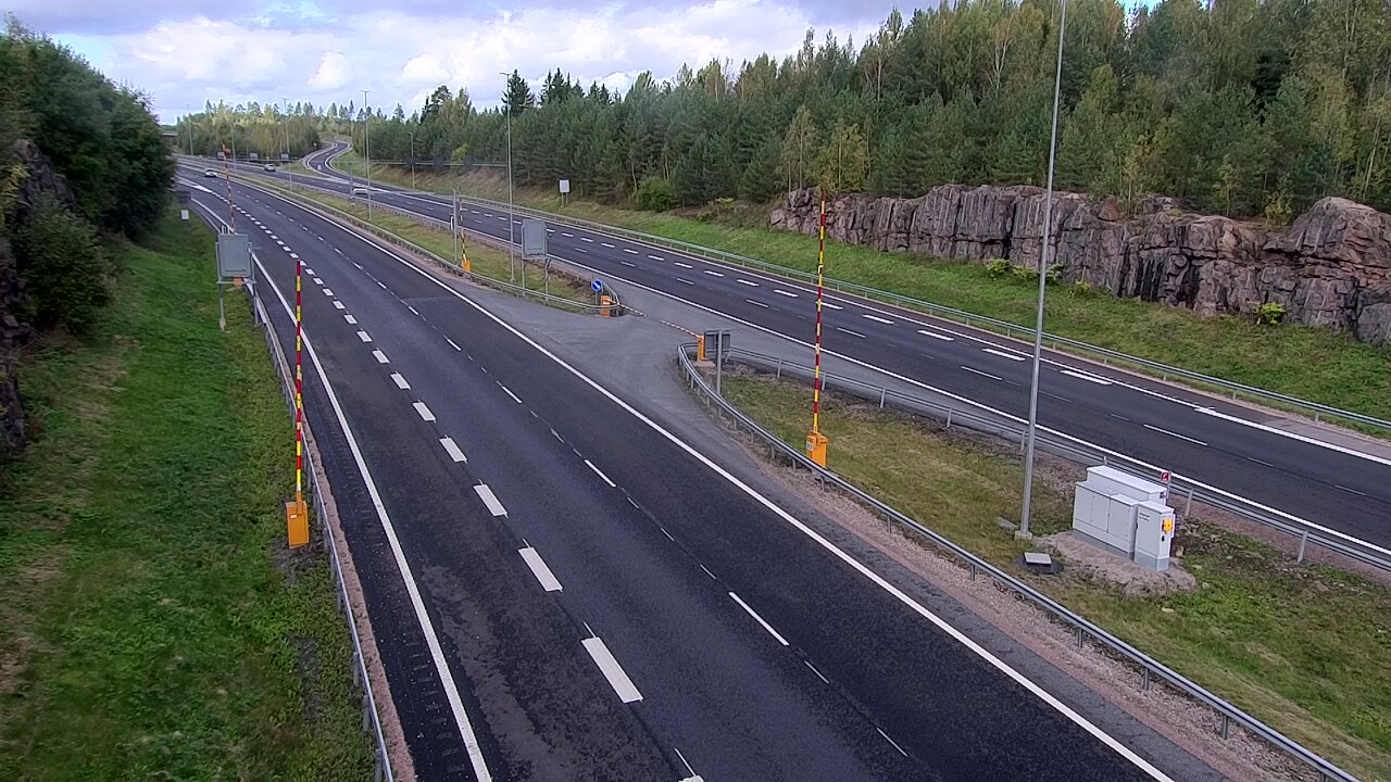 Weather Camera Image Väg 1 Lojo, Tervakorpi, puomi länsi, Lohja, Uusimaa