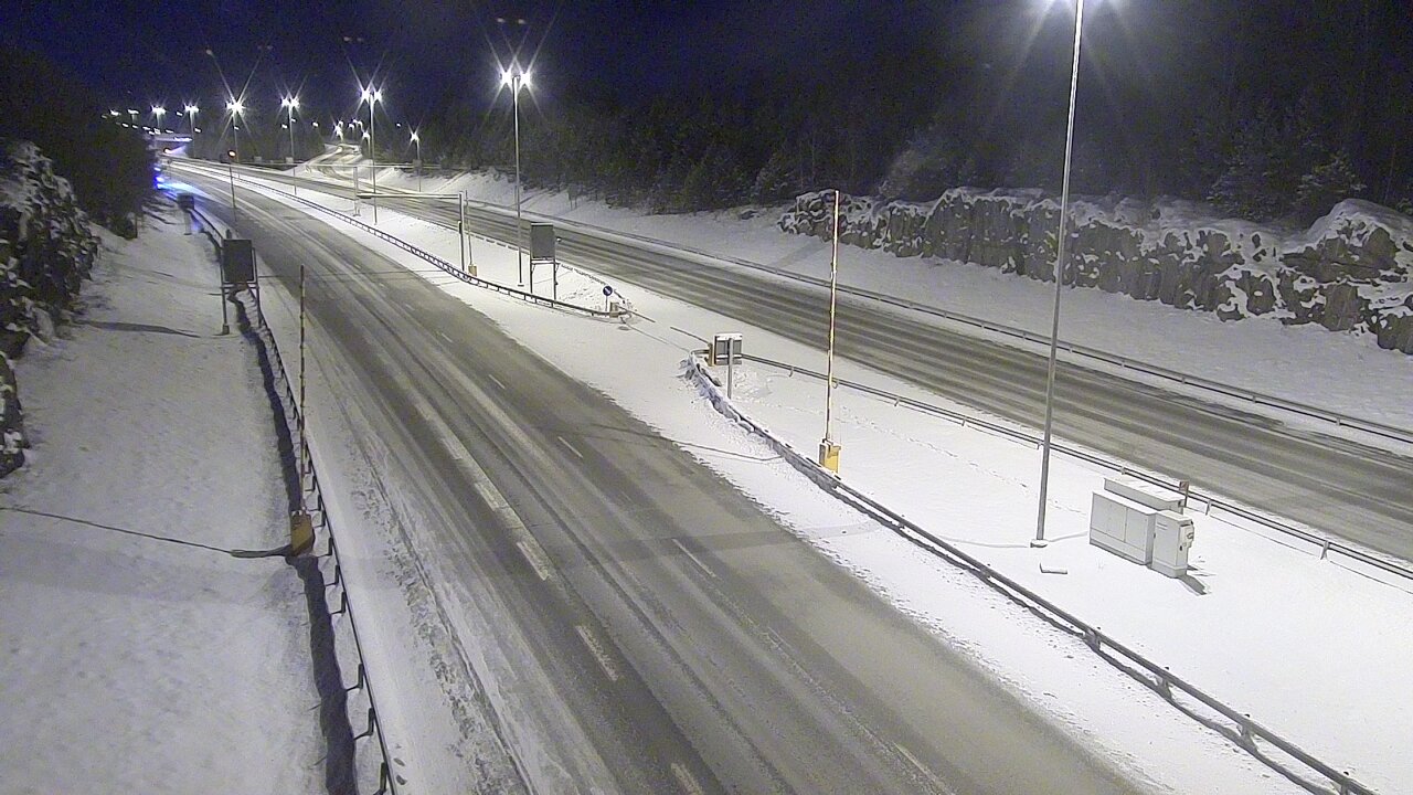 Kelikamerat Kuva Tie 1 Lohja, Tervakorpi, puomi länsi, Lohja, Uusimaa