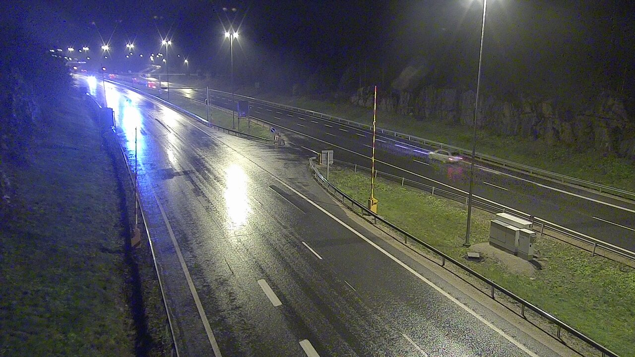 Kelikamerat Kuva Tie 1 Lohja, Tervakorpi, puomi länsi, Lohja, Uusimaa