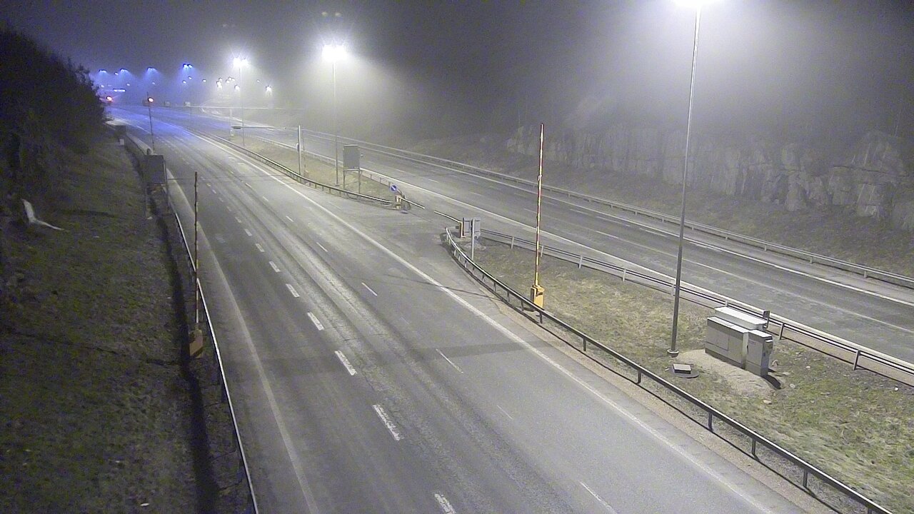 Kelikamerat Kuva Tie 1 Lohja, Tervakorpi, puomi länsi, Lohja, Uusimaa