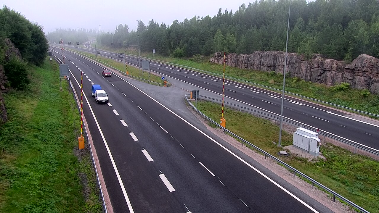 Weather Camera Image Väg 1 Lojo, Tervakorpi, puomi länsi, Lohja, Uusimaa