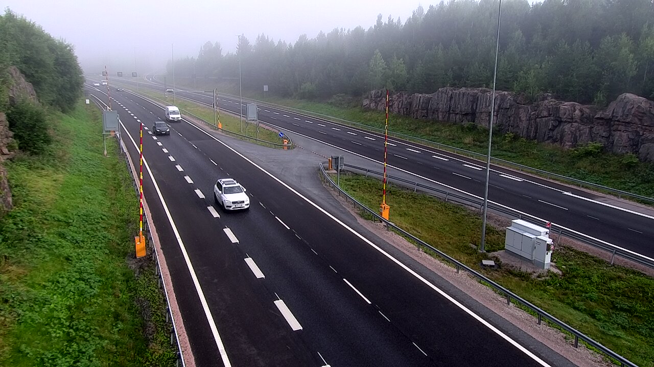 Weather Camera Image Väg 1 Lojo, Tervakorpi, puomi länsi, Lohja, Uusimaa