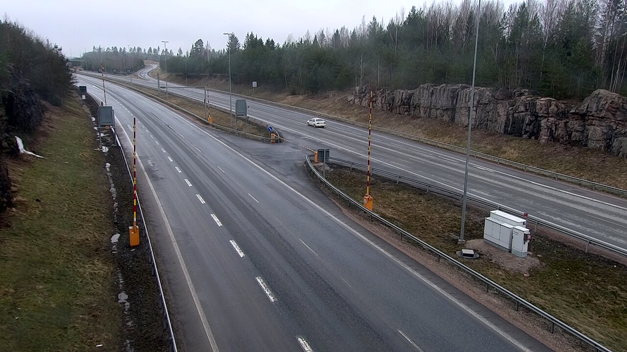 Weather Camera Image Road 1 Lohja, Tervakorpi, puomi länsi, Lohja, Uusimaa