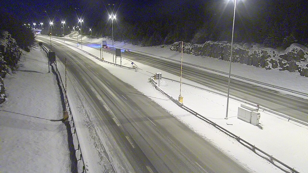 Kelikamerat Kuva Tie 1 Lohja, Tervakorpi, puomi länsi, Lohja, Uusimaa