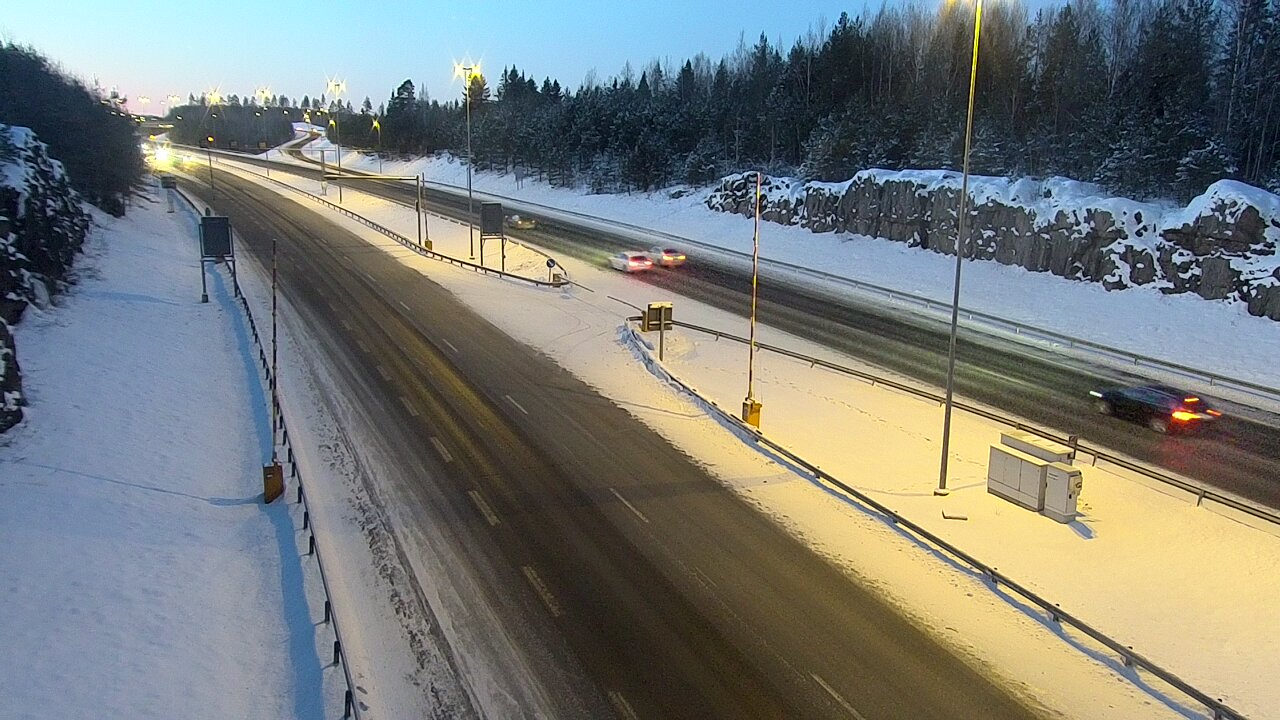 Weather Camera Image Road 1 Lohja, Tervakorpi, puomi länsi, Lohja, Uusimaa