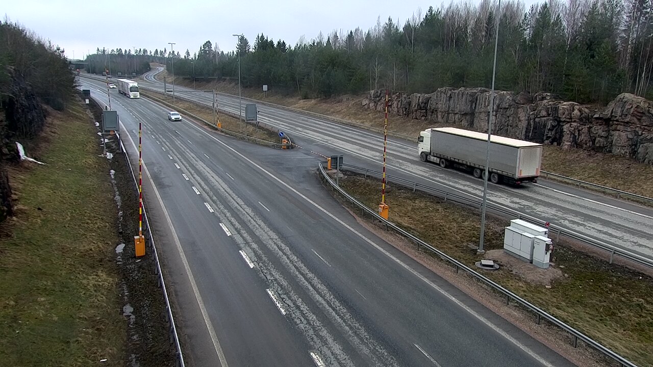 Weather Camera Image Road 1 Lohja, Tervakorpi, puomi länsi, Lohja, Uusimaa