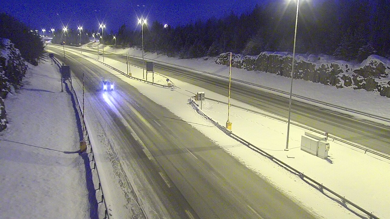 Kelikamerat Kuva Tie 1 Lohja, Tervakorpi, puomi länsi, Lohja, Uusimaa