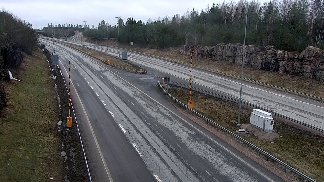 Weather Camera Image Road 1 Lohja, Tervakorpi, puomi länsi, Lohja, Uusimaa