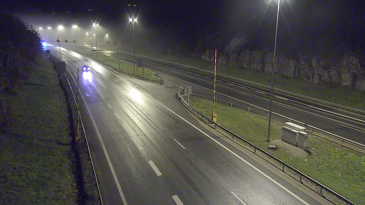 Kelikamerat Kuva Tie 1 Lohja, Tervakorpi, puomi länsi, Lohja, Uusimaa