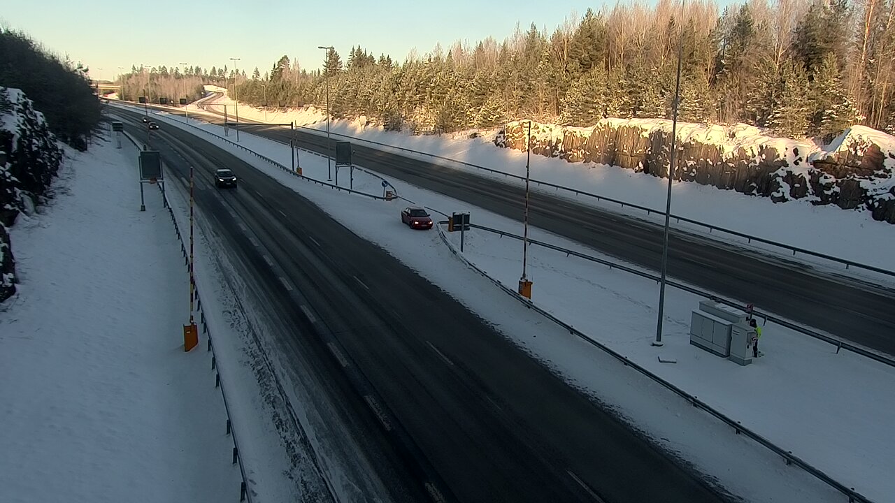 Weather Camera Image Road 1 Lohja, Tervakorpi, puomi länsi, Lohja, Uusimaa