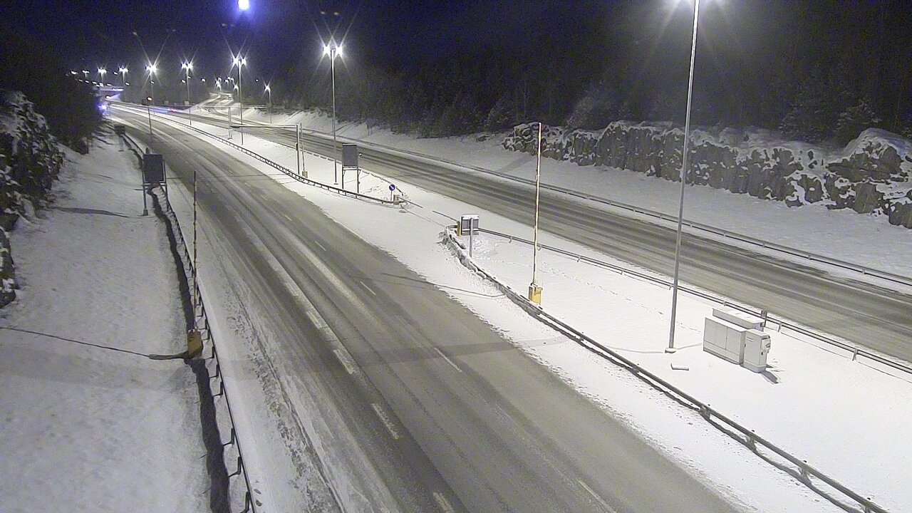 Kelikamerat Kuva Tie 1 Lohja, Tervakorpi, puomi länsi, Lohja, Uusimaa