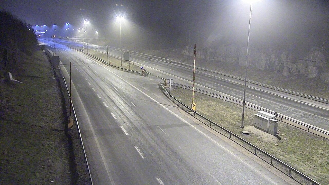 Kelikamerat Kuva Tie 1 Lohja, Tervakorpi, puomi länsi, Lohja, Uusimaa