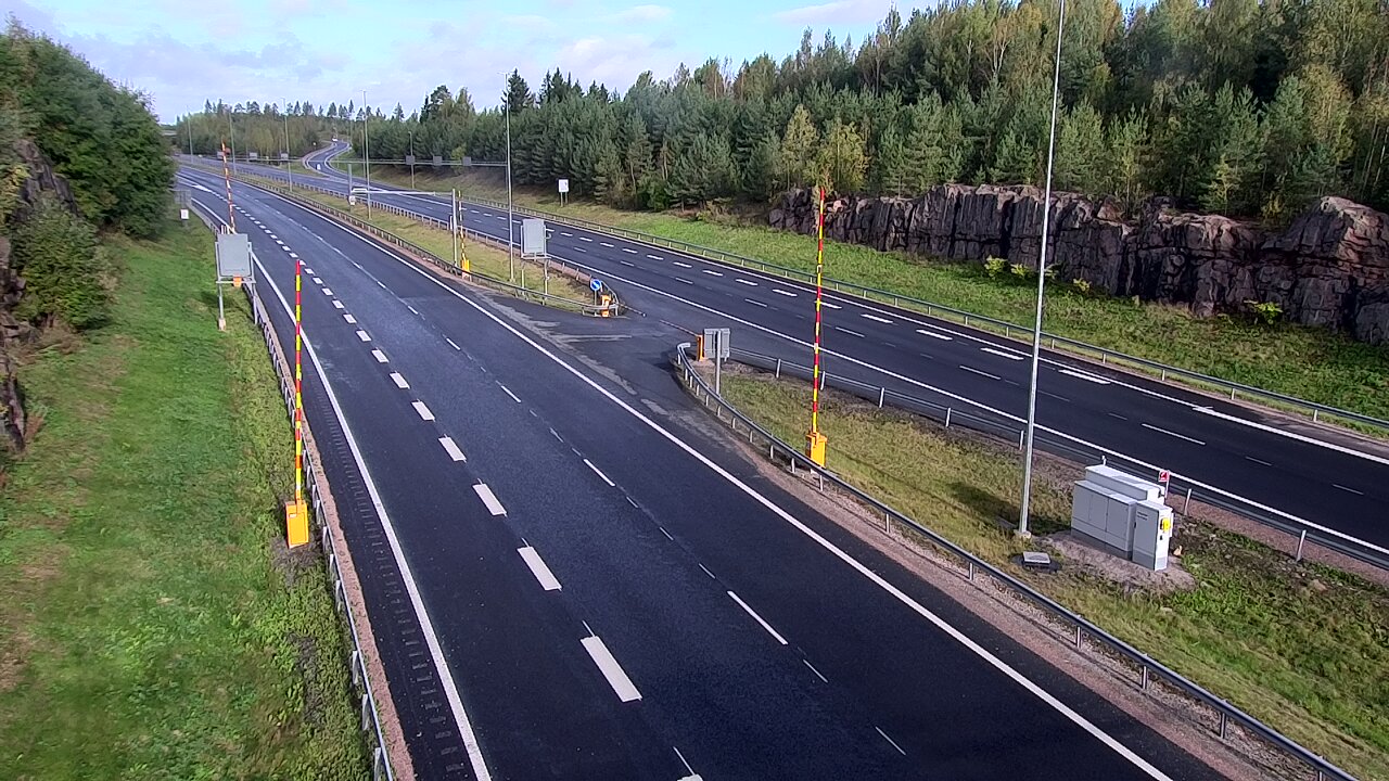 Weather Camera Image Road 1 Lohja, Tervakorpi, puomi länsi, Lohja, Uusimaa